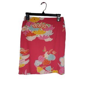 Esprit Women's size 0 Pink Floral Mini Skirt - Gently Used